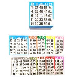 American Games Bingo Paper Game Cards - 1 Card - 10 Bingo Sheets - 200 Books - Standard Size (4