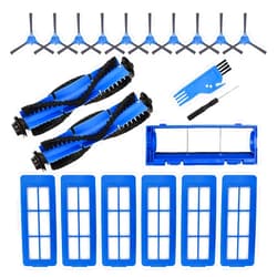 Hyphen-X 21 Pack Replacement Parts for Eufy RoboVac 11S Max, 15C, 30C, 35c, 15t, 39 Series G10 G20 G30 G32 Edge Verge Hybrid Accessory Vacuum Cleaner Filters, Side Brushes, Roller Brushes