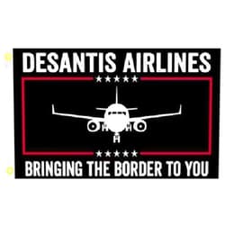 Trade Winds DeSantis Airlines Bringing the Border to You Gov. Ron DeSantis Florida 3X5 Flag