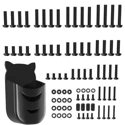 Maozhren Universal TV Mount Screws Kit Includes M4 M5 M6 M8 Screws, Washers, for Samsung TCL Hisense LG Vizio Onn Sony Toshiba Insignia Westinghouse TV Mounting Hardware Kit with Remote Control Holder
