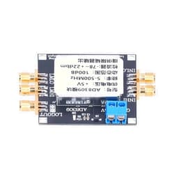WinmetEuro Amplifier Board, 5MHZ-500MHZ Logarithmic Amplifier Module AD8309 SMA 100 DB Gain 20 MV/dB Slope for Cellular Base Station for Radar