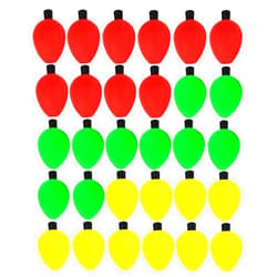 OriGlam 30pcs Fishing Bobbers Fishing Floats Foam Strike Indicators, Float Foam Fishing Bobbers Floats Fly Fishing Float, Floating Bobber Indicators for Trout Catfish Freshwater Saltwater