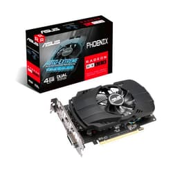 ASUSTEK - VIDEO CARDS ASUS Phoenix AMD Radeon™ RX 550 Graphics Card (PCIe 3.0, 4 GB GDDR5 Memory, HDMI, Display Port, DVI-D, IP5X, Dual Ball Fan Bearings, Auto-Extreme)