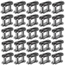 PAGOW 30pcs 25 Chain Master Link Roller, Master Connector Link for Baja Doodle Bug Motovox Mini Bike Harbor Freight Predator 212cc Go Kart Cart (#25 30PCS)