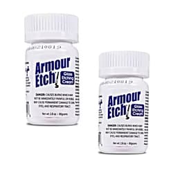 Armour Products Armour Etching Cream For Glass and Mirrors Is Safe and Easy To Use. (Lot of 2)