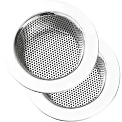 LASSHSWA Kitchen Sink Strainer Stainless Steel, LASSHSWA Kitchen Sink Drain Strainer, Sink Strainers for Kitchen Sinks with Large Wide Rim 4.5