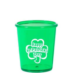 Amscan St. Patrick's Day Shot-Glasses, 1.7 ounces, Green