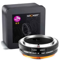 K&F Concept IV PRO FD-M4/3 MFT Lens Mount Adapter, Compatible with Canon FD/FL Series Lens to M4/3 M43 Micro Four Thirds Mount Camera with Matting Varnish Design