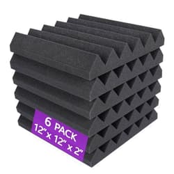 Saiqiang Acoustic Foam Panels 6 Pack – 2