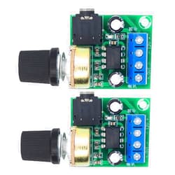 Acxico 2Pcs LM386 10W Mini Power Amplifier Board Audio Amplifier Module DC 3-12V Volume Adjustable Control