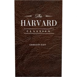Benjamin Franklin,Plato,William Shakespeare,Ralph Waldo Emerson,Charles Darwin,John Woolman,William Penn,Epictetus,Marcus Aurelius,Francis Bacon,John Milton,Thomas Browne,Robert Burns,Saint Augustine,Thomas á Kempis,Aeschylus,Sophocles,Euripides,Aristophanes,Cicero,Adam Smith,Pliny the Younger,Plutarch,Virgil,Miguel Cervantes De Saavedra,John Bunyan,Izaak Walton,Anonymous,Aesop,Grimm Brothers,Hans Christian Andersen,John Dryden,Richard Brinsley Sheridan,Oliver Goldsmith,Percy Bysshe Shelley,Robert Browning,Lord Byron,Johann Wolfgang von Goethe,Christopher Marlowe,Dante Alighieri,Alessandro Manzoni,Golden Deer Classics,Homer,Richard Henry Dana Jr,Edmund Burke,John Stuart Mill,Thomas Carlyle,Pedro Calderón de la Barca,Pierre Corneille,Jean Racine,Molière,Gotthold Ephraim Lessing,Friedrich von Schiller,Michael Faraday,Hermann von Helmholtz,Lord Kelvin,Simon Newcomb,Sir Archibald Geikie,Benvenuto Cellini,Michel de Montaigne,Charles Augustin Sainte-Beuve,Ernest Renan,Immanuel Kant,Giuseppe Mazzini,Herodotus,Tacitus,Philiip Nichols,Francis Pretty,Walter Bigges,Edward Haies,Walter Raleigh,René Descartes,Voltaire,Jean Jacques Rousseau,Thomas Hobbes,Jean Froissart,Thomas Malory,Sir Thomas Malory,William Harrison,Niccolò Machiavelli,William Roper,Sir Thomas More,Martin Luther,John Locke,George Berkeley,David Hume,Hippocrates,Ambroise Paré,William Harvey,Edward Jenner,Oliver Wendell Holmes,Joseph Lister,Louis Pasteur,Charles Lyell,Confucius,Christian,Thomas Dekker,Ben Jonson,Beaumont and Fletcher,John Webster,Philip Massinger,Blaise Pascal,Henry Fielding,Laurence Sterne,Jane Austen,Sir Walter Scott,William Makepeace Thackeray,Charles Dickens,George Eliot,Nathaniel Hawthorne,Washington Irving,Edgar Allan Poe,Francis Bret Harte,Samuel L. Clemens,Edward Everett Hale,Henry James,Victor Hugo,Honoré de Balzac,George Sand,Alfred de Musset,Alphonse Daudet,Guy de Maupassant,Gottfried Keller,Theodor Storm,Theodor Fontane,Leo Tolstoy,Fyodor Dostoevsky,Ivan Turgenev,Juan Valera,Bjørnstjerne Bjørnson,Alexander L. Kielland,Charles Eliot The Complete Harvard Classics
