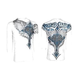 Xtreme Couture by Affliction Men's Long Sleeve T-Shirt Last Blow