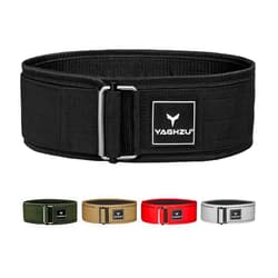 YAGHZU Quick Locking Weight Lifting Belt - Adjustable Lifting Belt for Powerlifting, Squat, Deadlift and Back Support, 4 inch Gym Belt for Men and Women