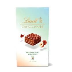 Lindt Bag Choco Wafer Hazelnuts, Crunchy Milk Pralines with Hazelnut and Gianduja, 135g Individually Wrapped Pralines