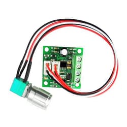 Greartisan 1.8V-15V 2A DC Motor Speed Controller PWM Variable Speed Regulator Governor Switch 1803BKW with Speed Control Knob