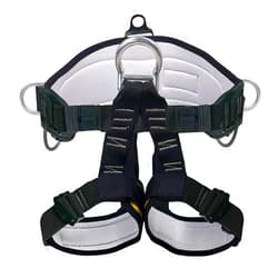 X XBEN Thicken Climbing Harness, Protect Waist Safety Harness Gear, Wider Half Body Harness for Roofing Fire Rescuing Rock Climbing Rappelling Tree Climb