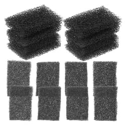Ipetboom 112 Pcs Damage Makeup Sponge Cosplay Art Shaping Special Travel Makeup Special Effects Makeup Sponges Lip Gloss Velvet Puff Blending Sponge Case Body Sponge Kit Black Polyurethane
