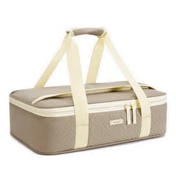 TOURIT Insulated Casserole Carrier for Hot or Cold Food Thermal Food Carrier for Picnic Cookouts Potluck Parties Fits 9