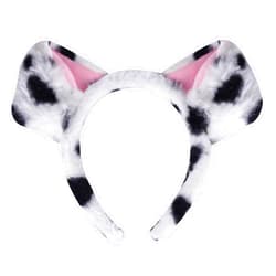 SUMERSHA Cute Dog Ears Headband Plush Puppy Ears Hair Hoop Animal Costume Headwear for Halloween Christmas Cosplay Party