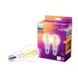 Philips LED A21 Ultra Definition Dimmable LED Light Bulbs - Flicker-Free 100w Light Bulbs with EyeComfort Technology - Soft White 2700K Lightbulb - 1600 Lumen - E26 Base - 2 Pack