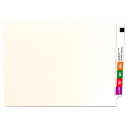 Smead End Tab File Folder, Shelf-Master Reinforced Straight-Cut, Legal Size, Manila, 100 per Box (27110)