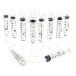 Bright Creations Oral Medicine Syringes with Bottle Adapter (Transparent, 10 Pack)