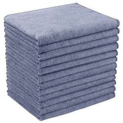 AIDEA Microfiber Cleaning Cloth 12 Pack, 12inx16in Microfiber Towel for Cars, Soft & Absorbent Microfiber Towels, Lint Free Cleaning Cloth, Premium Wash Cloth for House, Kitchen, Car, Shop Towels