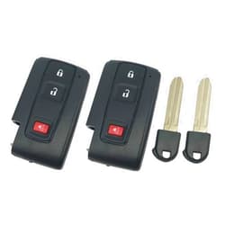 Horande 2PCS Smart Replacement Key Fob Cover Case fit for Toyota Prius Keyless Entry Key Fob Shell (MOZB31EG )