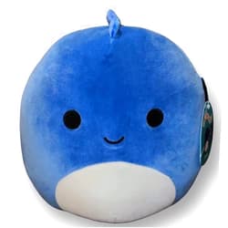 Squishmallows 11 Inch Brody Blue Dinosaur with White Belly Plush - Prehistoric Squad Stuffed Animal Toy