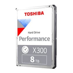 Toshiba X300 8TB Performance & Gaming 3.5-Inch Internal Hard Drive – CMR SATA 6 GB/s 7200 RPM 512 MB Cache - HDWR780XZSTA