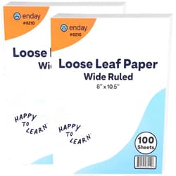 Emraw Wide Ruled Filler Paper, Perfect for Normal Everyday Notetaking 8