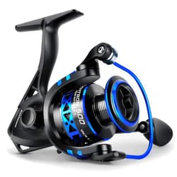 KastKing Centron & Centron Lite Spinning Reels, Size 500 is Perfect for Ice Fishing, Up to 17.5 Max Drag, 5.2:1 Gear Ratio, Ultra Smooth Powerful, CNC Aluminum Spool, 9+1 BB Light Weight