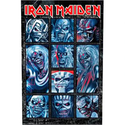 POSTER STOP ONLINE Iron Maiden - Music Poster (10 Eddies/Grid) (Size: 24
