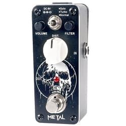 Sondery Metal Distortion Pedal for Electric Guitars, 3 Modes of Solo Turbo and Normal, Warm Smooth Wide Range of Vintage Distortion Sound, Mini Effect Pedal True Bypass, Art Design Series