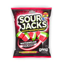 SOUR JACKS Sour Candies, Watermelon, 5 Ounce