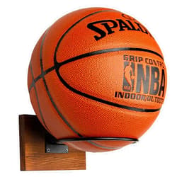 PUERSI Ball Holder Wall Mount Ball Stand Display Storage for Basketball Football Soccer Volleyball