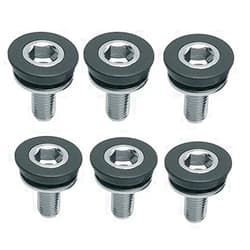WIROJ Hex Head Crank Arm Bolts 8mm x 15mm, Pack of 6