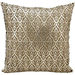 Nourison Mina Victory by Nourison Mina Victory Es829 Gldbg Decorative Pillow by Nourison, 18