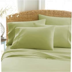 Royal Bliss 1900 Split Top California King - 4 Pcs Set - Cal King Split Top Deep Pocket Sheet Set - Split Top California King Sheets Sets for Adjustable Bed - Double Brushed Microfiber (Sage)