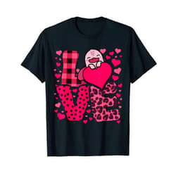 Valentine Platypus Love By Josy Cute Kawaii Valentine Platypus Love Hearts Valentines Day T-Shirt