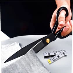 BZVlemon Premium Fabric Scissors Heavy Duty, Sharp All Purpose Scissors For Office Craft Sewing Embroidery, Professional dressmakers Shears- 11inch
