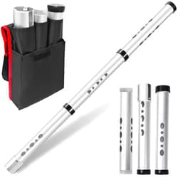 BQKOZFIN Golf Ball Retriever,Aluminium Golf Ball Picker Tube Detachable Shagger Tube Collector,40.5 Inch