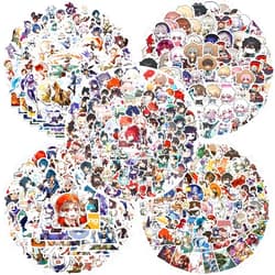 QYZHIZ [400 PCS] Cute Genshin Impact Sticker & [80 PCS] Honkai: Star Rail Sticker. Colourful Sticker for Fans, Waterproof Stickers for Laptop, Water Bottle, Computer, Skate, Phone, Bike, Guitar.
