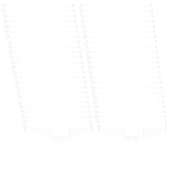 Yeaqee 50 Pcs Plastic Envelopes Poly Envelopes File Folders with Snap Button Closure Clear Folders for Documents US Letter A4 Size Filing Holder with Label Pocket for Home Office School(Transparent)