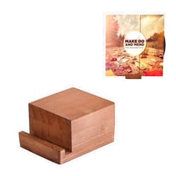 DIDUDIDU Vinyl Record Holder Display Stand - Tabletop Now Playing Album Cover Holder - Now Spinning Record Rack - Single CD Stand LP Display Shelf - Wooden Vinyls Records Storage Organizer - Modern Home Decor