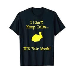 County Fair and Livestock Apparel Co. State County Fair Livestock Animal Exhibitor Rabbit Lover T-Shirt