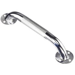 Carex Textured Grab Bars for Bathtubs and Showers - Grab Bars for Bathroom Safety - 12 inch Durable Stainless Steel Shower Handle Serves as Handicap Grab Bar and Elderly Assistance Products