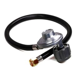 DOZYANT Vertical 2 Feet Propane Regulator and Hose Universal Grill Regulator Replacement Parts, QCC1 Hose and Regulator for Most LP Gas Grill, Heater and Fire Pit Table,3/8