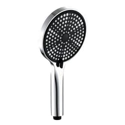 Besfocet Multi-function High Pressure Shower Head with Handheld, Powerful 156-Outlet Holes Handheld Shower Heads with Handheld Spray, Huge 6-Inch Face, Handheld Shower Head Only (Luxury Polished Chrome&Black)