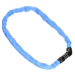 ABUS Steel-O-Chain 4804C Chain Lock - Combination Lock Made of Special Steel - ABUS Security Level 3-75 cm - Blue